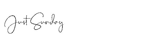 Just Sunday字体