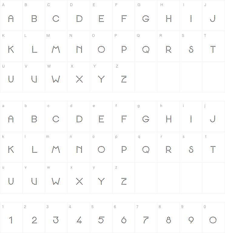 K22 Spotty Face字体