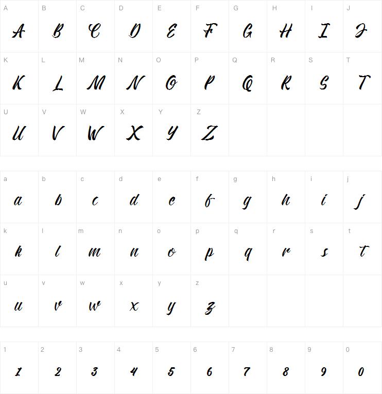 Kadisoka Script字体