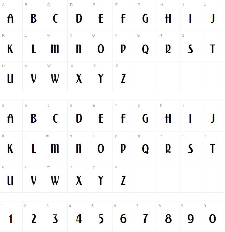 Kalenderblatt Grotesk字体