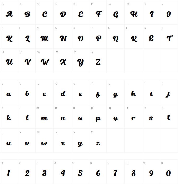Kamada字体