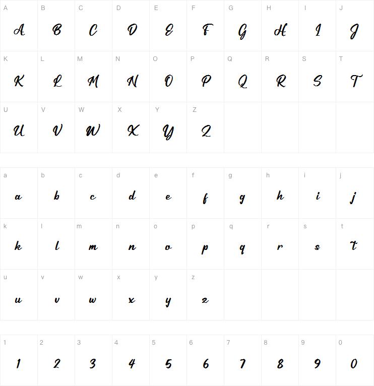 Kamehaya Bintang字体