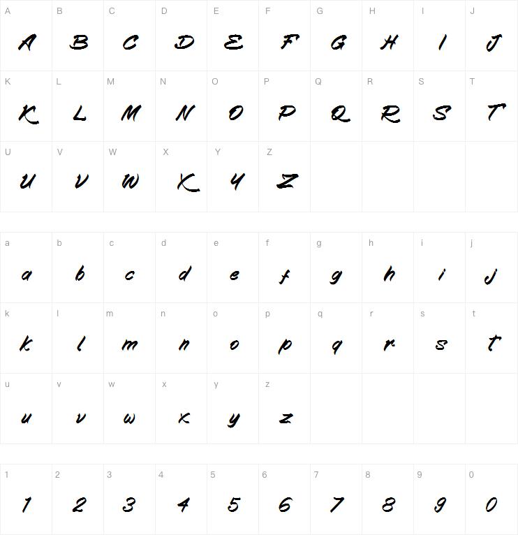 Kampiun Samgor字体