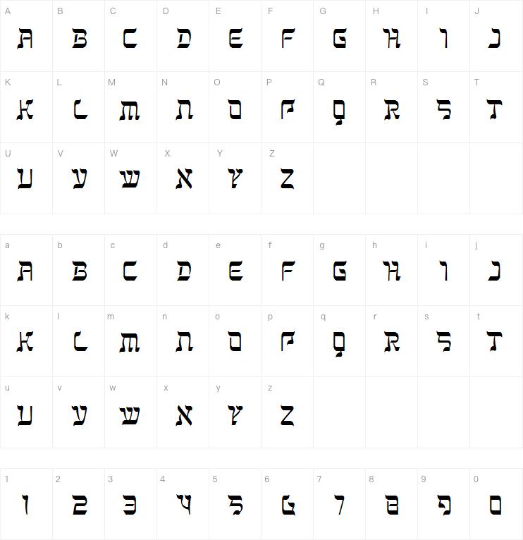 Kanisah字体