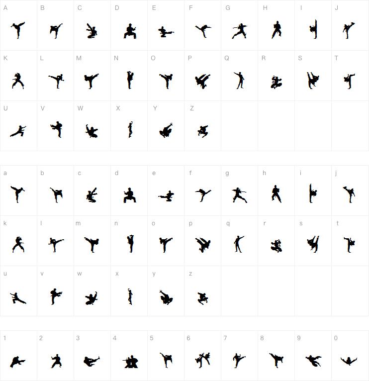 Karate Chop字体