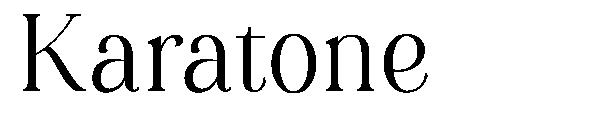 Karatone字体