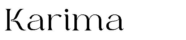 Karima字体