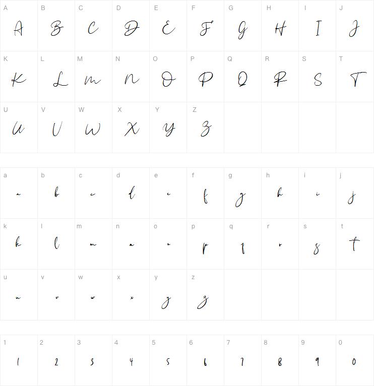Katampi pisan字体