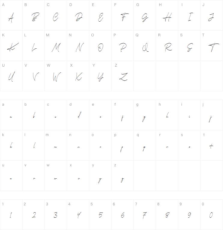 Katherine Script字体