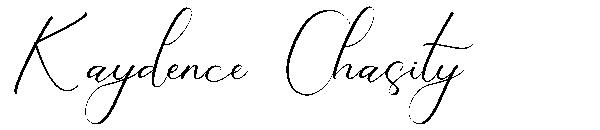 Kaydence Chasity字体