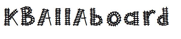 KBAllAboard字体