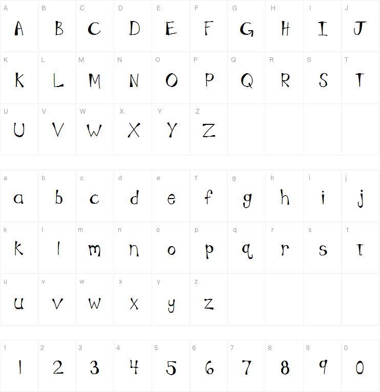 KBMoonLightFalls字体