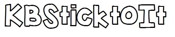 KBSticktoIt