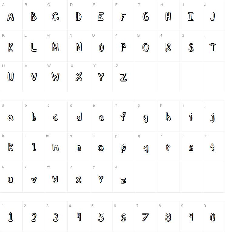 KBTroubledSoul字体