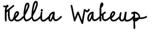 Kellia Wakeup字体