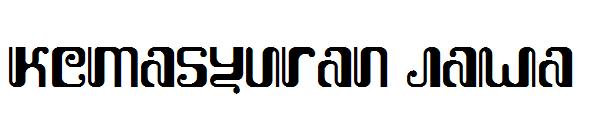 Kemasyuran Jawa字体
