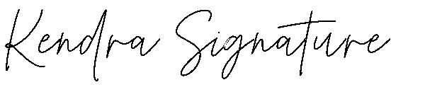 Kendra Signature字体