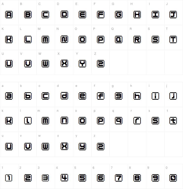 KEYmode Alphabet字体