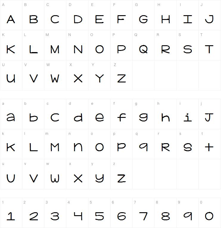 KG Adipose Unicase字体