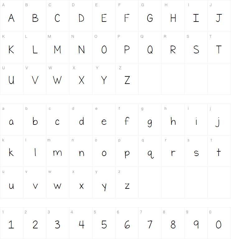 KG First Time In Forever字体