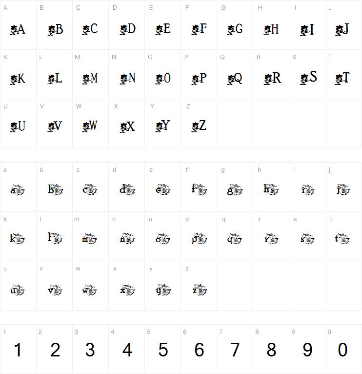 KG GIRLTALK字体