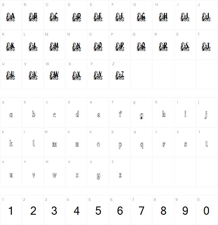 KG HIGH SOCIETY字体