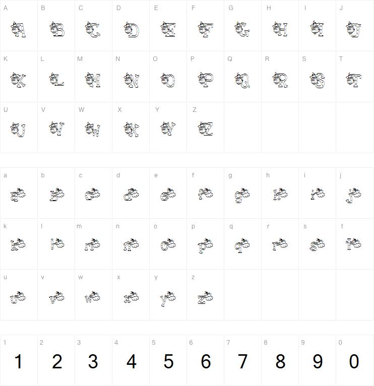 KG NANCY字体