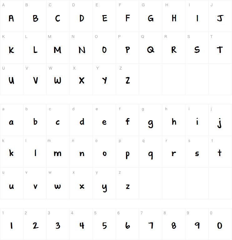 KG Shadow of the Day字体