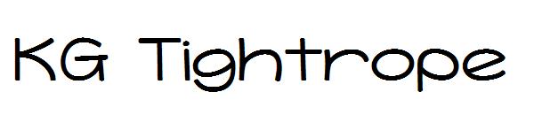KG Tightrope字体