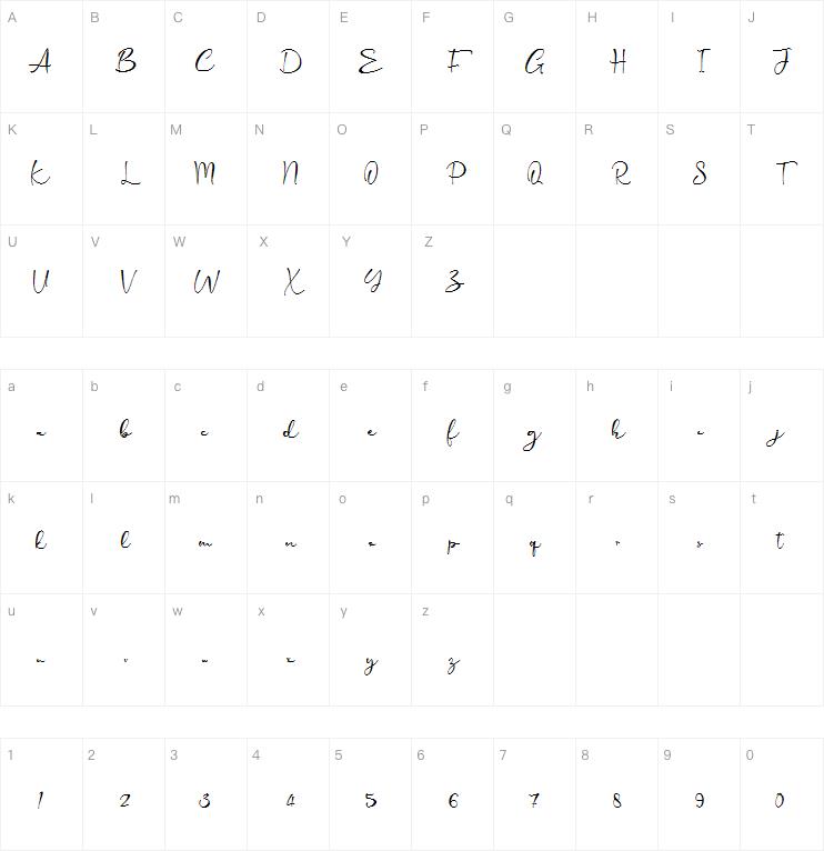 Kimberli字体