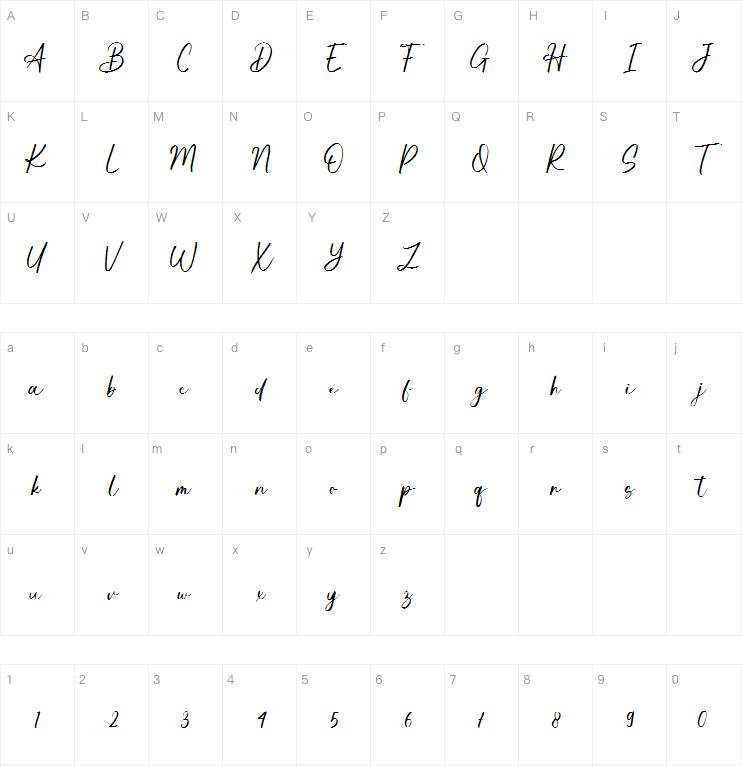 Kimberly Signature字体