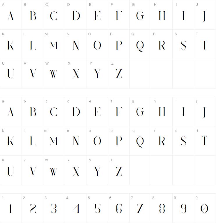 Kindel Serif字体