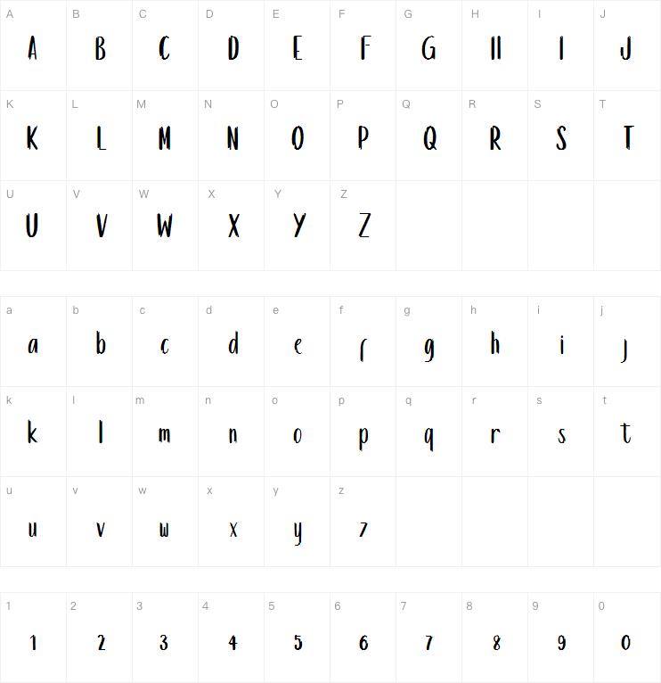 Kinderjoe字体