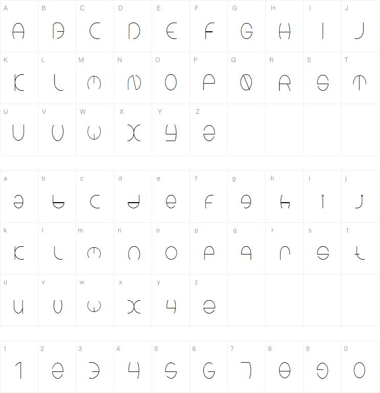 Kinders字体