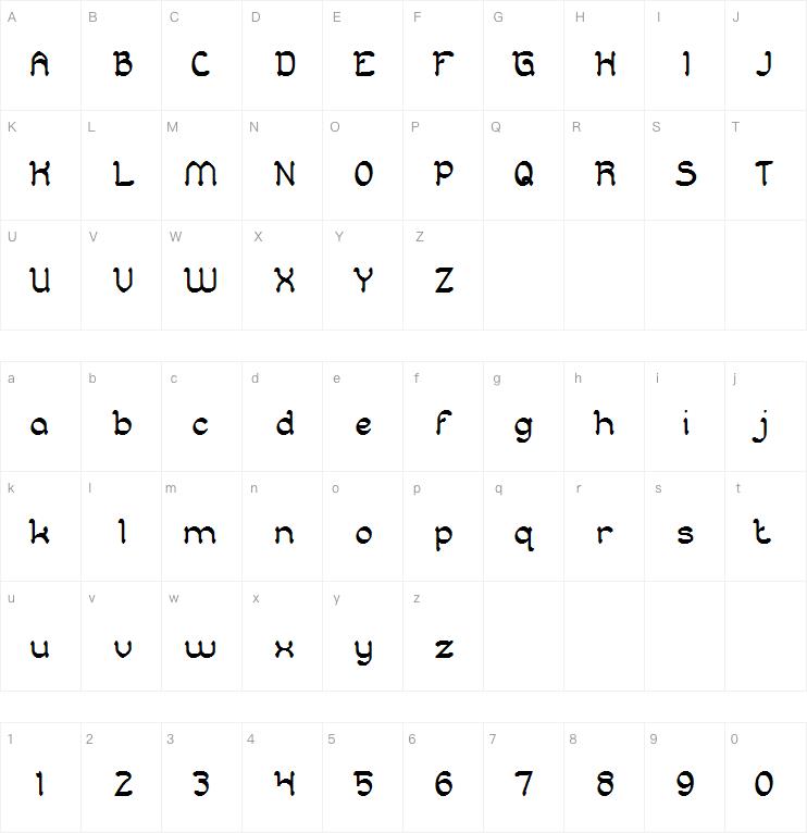 King And Queen字体