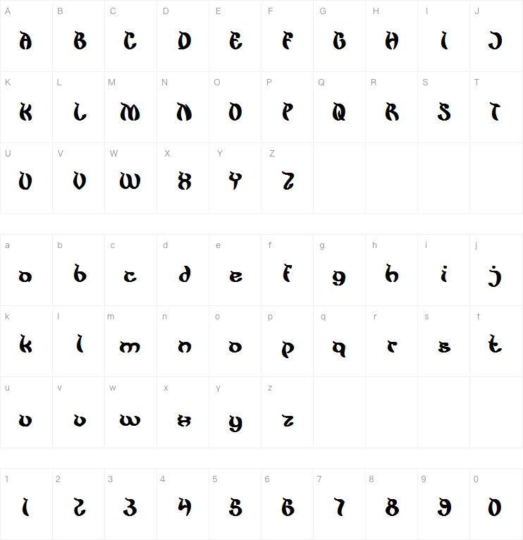 king cobra字体