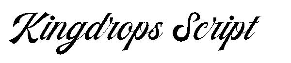 Kingdrops Script字体