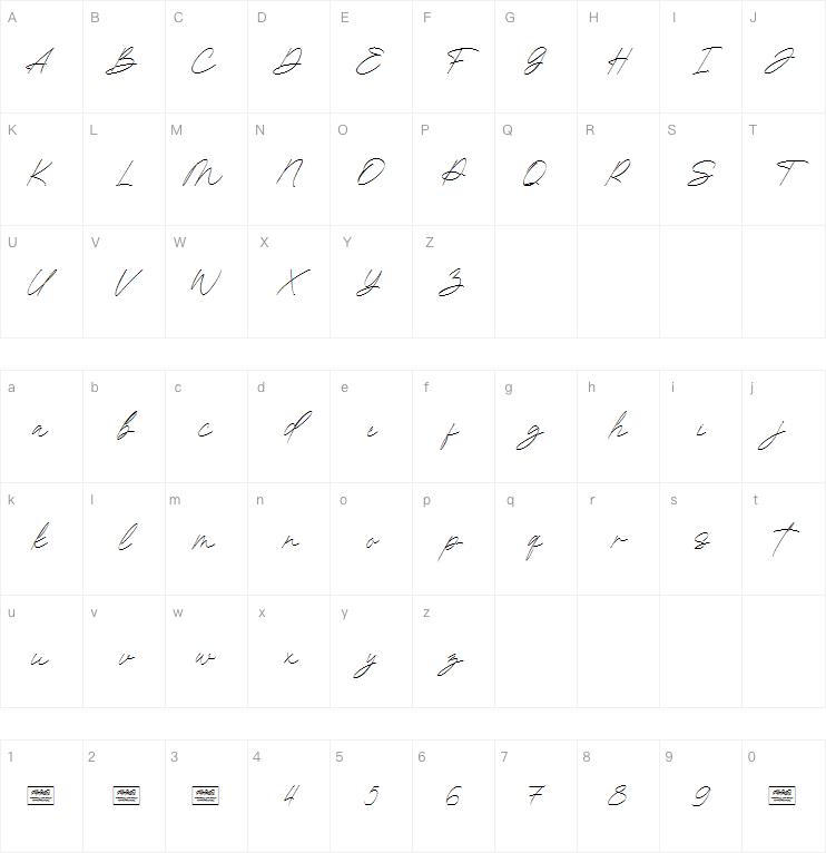 Kingston Signature字体