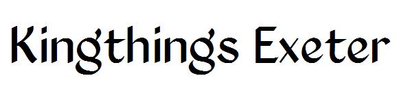 Kingthings Exeter字体