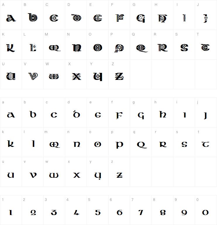 Kingthings Kelltika字体