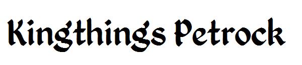 Kingthings Petrock字体