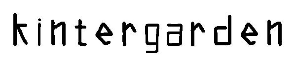 kintergarden字体