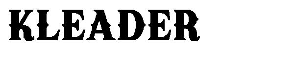 Kleader字体