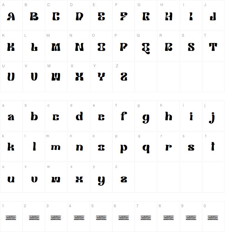 Klemer Display字体