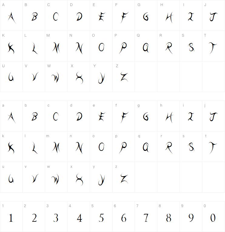 Threadz Needle字体