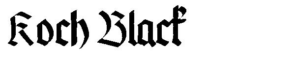 Koch Black字体
