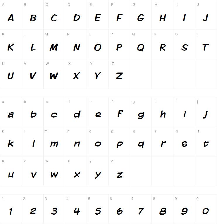 Komika Display字体