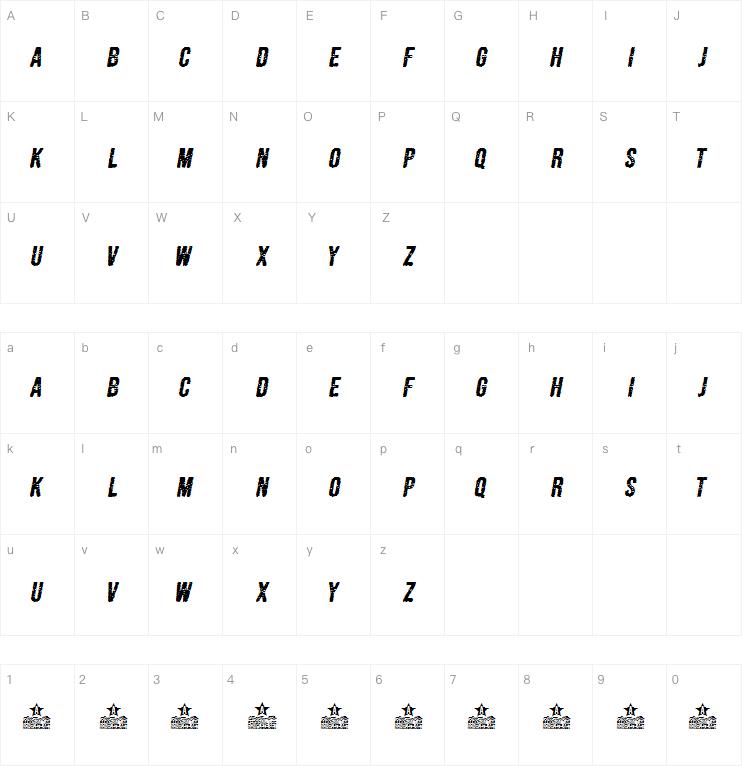 KOSMICS ITALIC字体