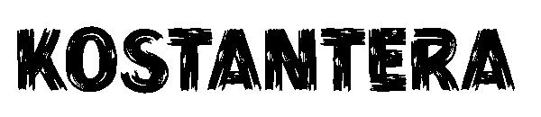Kostantera字体