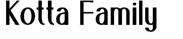 Kotta字体 Family